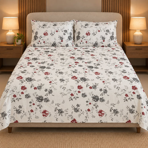 Rouge Toile Bedsheet Set