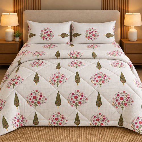 Blossom Grove Sukoon Cotton Bed in a Bag