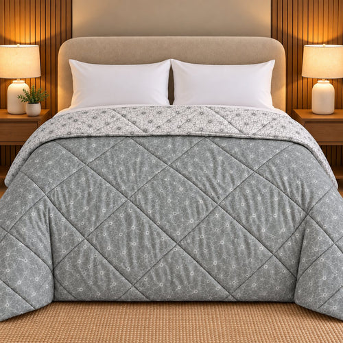 Sage Blossom Dohra Reversible Comforter