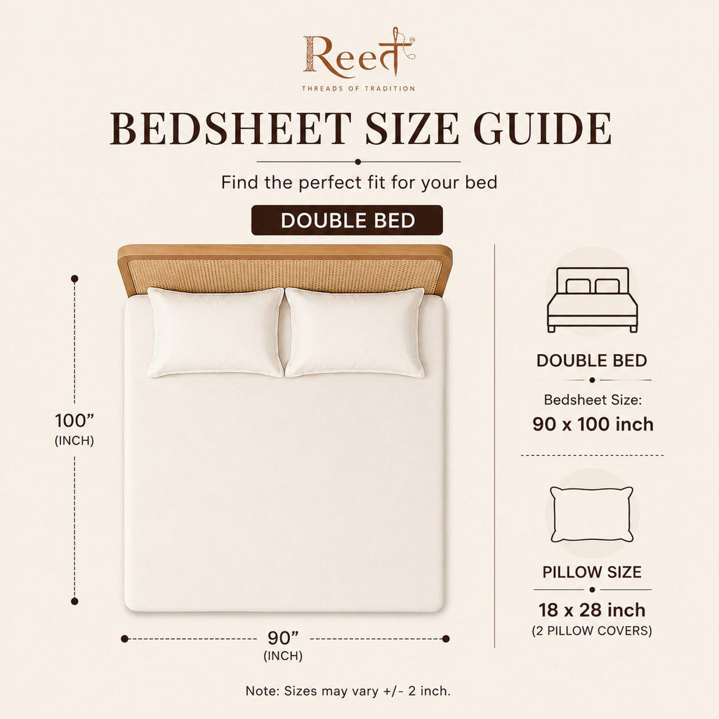 Reet bedsheet size guide