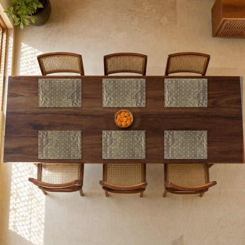 Mohur Gold Zari Placemats, Set of 6